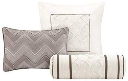 Madison Park Laurel 7-Pc. Comforter Set, Taupe - Machann.com