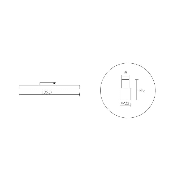 Magnetic Light ML12 PISTA 12 4000K – magnetic track lighting, view 7 | LAMP & LIGHT - Design forward Decorative lamp , Downlights, pendant lamp , striplights