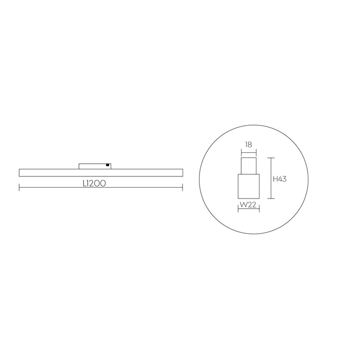 Magnetic Light ML7 AUGUST 48 4000K – magnetic track lighting, view 5 | LAMP & LIGHT - Design forward Decorative lamp , Downlights, pendant lamp , striplights
