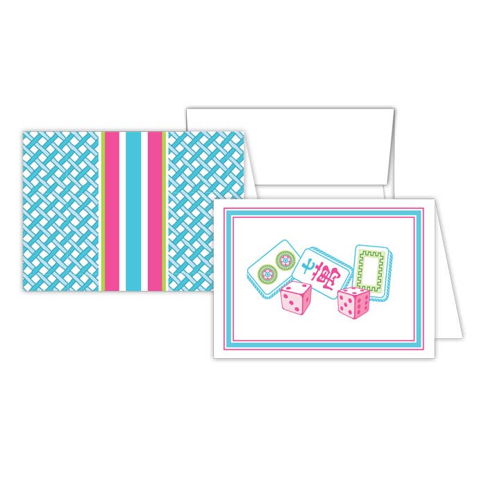 Mahjong Tiles Petite Note Combo by Rosanne Beck