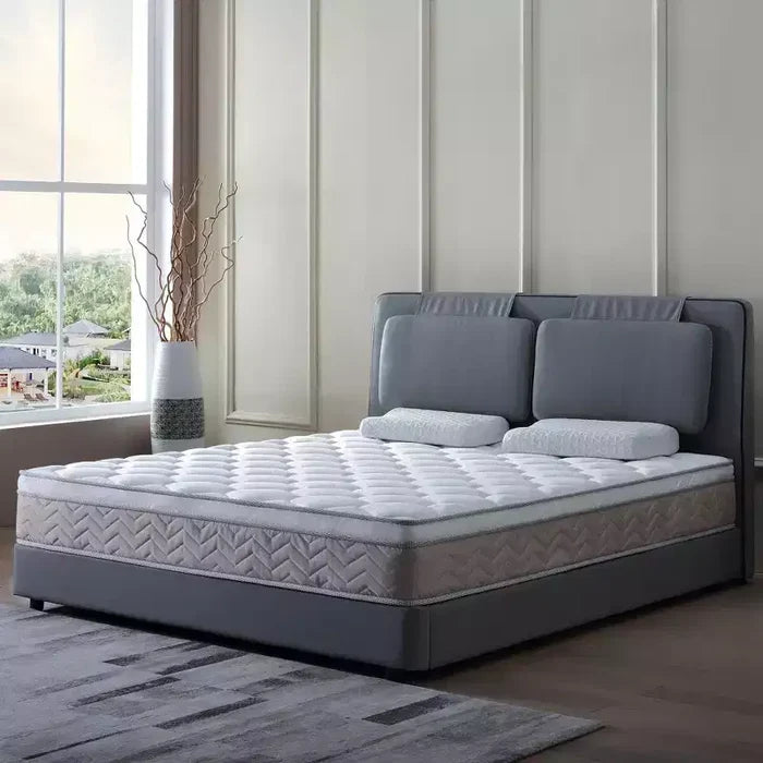 Okak Modern 12Inch CertiPUR-US Certified Hybrid Mattress with Memory Foam for Comfy Sleep,Medium Feel Bed Mattresses