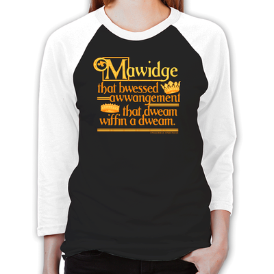 Mawidge Speech Unisex Baseball T-Shirt