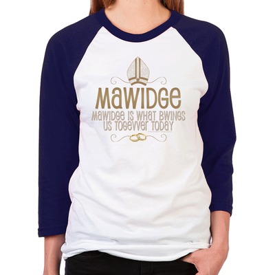 Mawidge Wedding Unisex Baseball T-Shirt