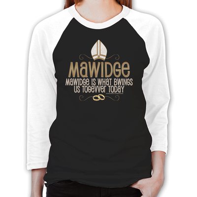 Mawidge Wedding Unisex Baseball T-Shirt