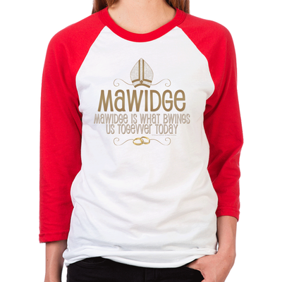 Mawidge Wedding Unisex Baseball T-Shirt