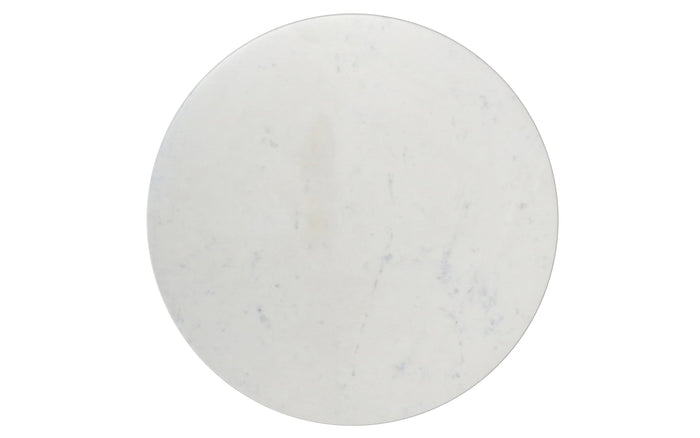 White Marble/Black | Maxine Side Table