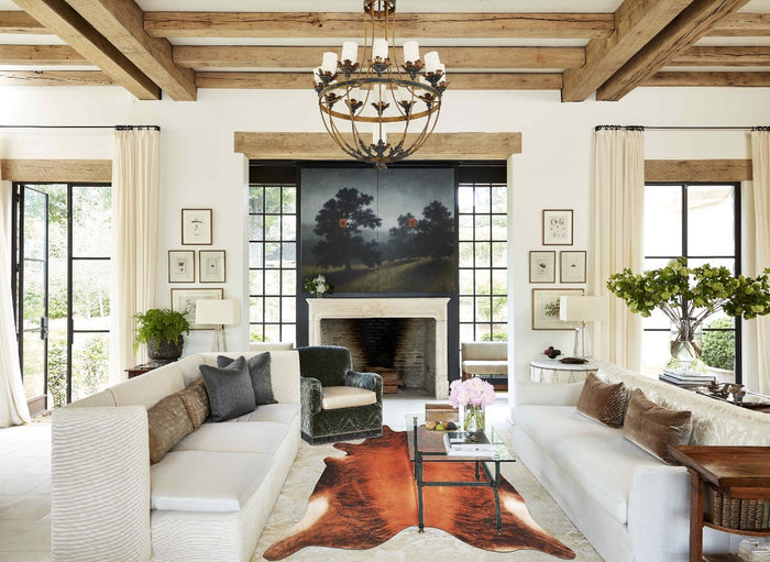 Medium Brindle Cowhide Rug #A34250