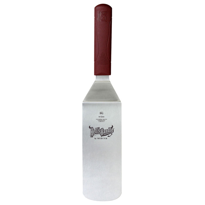 Mercer M18300 - Hell's Handle Solid Turner - 8" x 3" Rounded Edge Blade