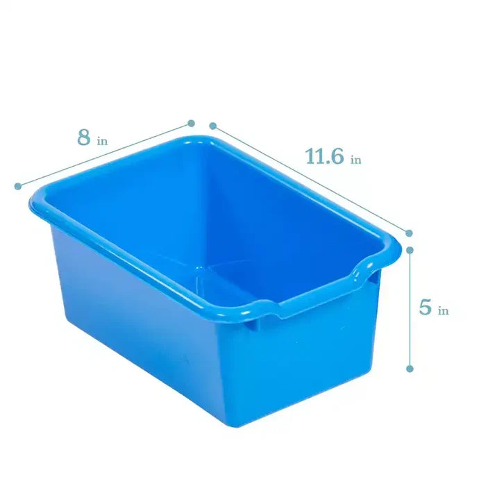ECR4Kids Streamline 20 Cubby Tray Cabinet with 20 Scoop Front Bins, 4x5, Kids Furniture