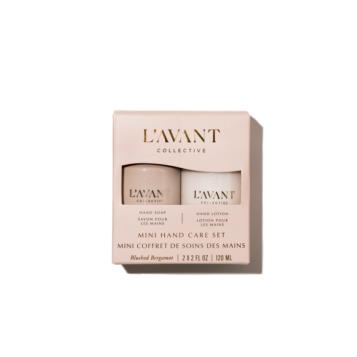 Mini Hand Care Set, Hand Soap + Hand Lotion Blushed Bergamot by L'AVANT