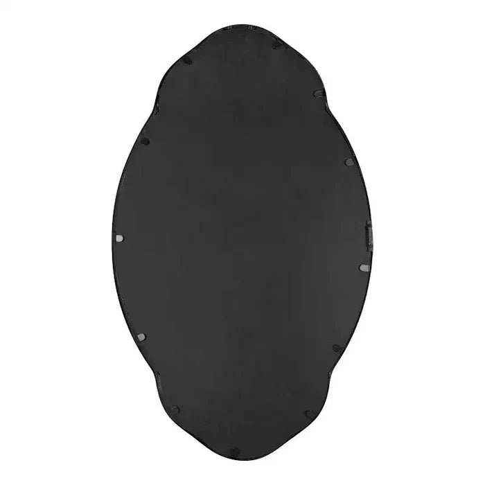 18 x 30 Magritte Scalloped Oval Decorative Wall Mirror - Kate & Laurel All Things Decor