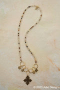Mission Gemstone Statement Necklace - Rutilated Quartz