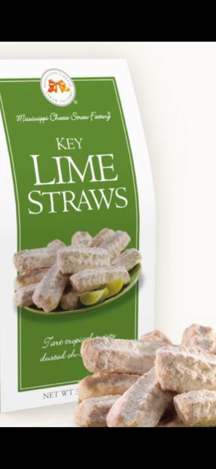 Mississippi Cheese Straw Factory-Key Lime Straws 6.5 oz