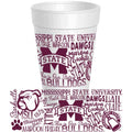Mississippi State - Traditions Font Wrap - 10 pack: Maroon