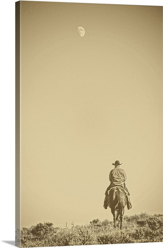 Moonrise Ride Canvas Print