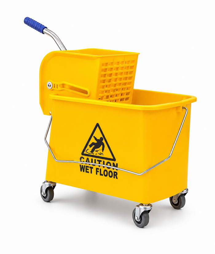 Mop Bucket Trolley with wringer - 20L