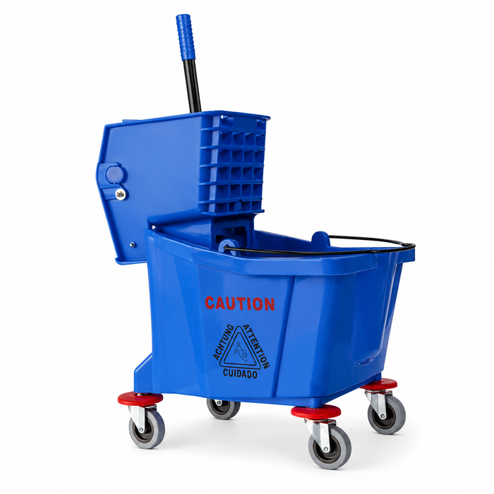 Mop trolley bucket with wringer - 36L