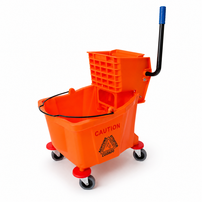 Mop trolley bucket with wringer - 36L