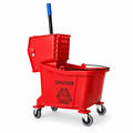 Mop trolley bucket with wringer - 36L
