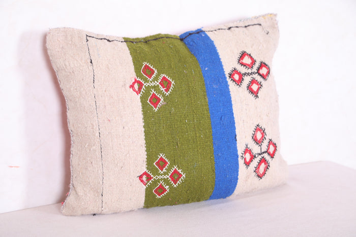 Moroccan berber pillow 18.8 INCHES X 23.6 INCHES - kilim pillow