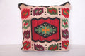Moroccan cover pillow 15.7 INCHES X 15.7 INCHES - kilim pillow