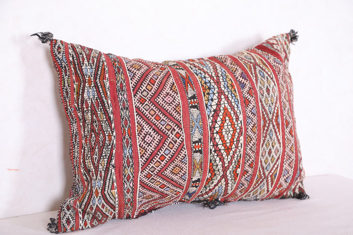 Moroccan cover pillow 16.9 INCHES X 24.8 INCHES - kilim pillow