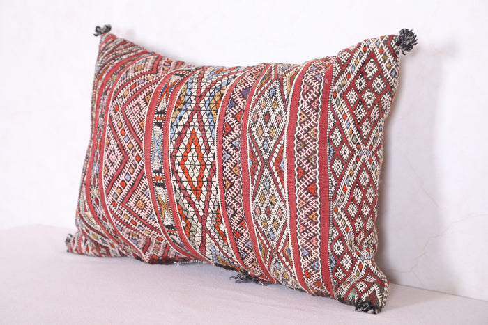 Moroccan cover pillow 16.9 INCHES X 24.8 INCHES - kilim pillow