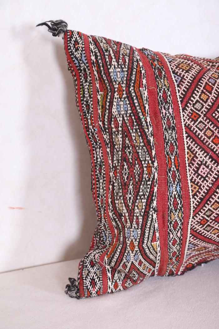 Moroccan cover pillow 16.9 INCHES X 24.8 INCHES - kilim pillow
