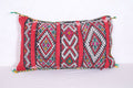 Moroccan handmade kilim pillow 11.4 INCHES X 18.1 INCHES