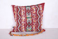 Moroccan handmade kilim pillow 12.9 INCHES X 14.1 INCHES