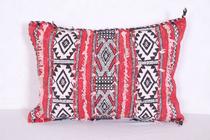 Moroccan handmade kilim pillow 13.7 INCHES X 18.8 INCHES