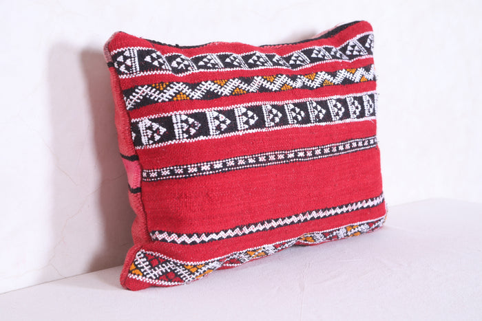 Moroccan handmade kilim pillow 14.9 INCHES X 21.2 INCHES - kilim pillow