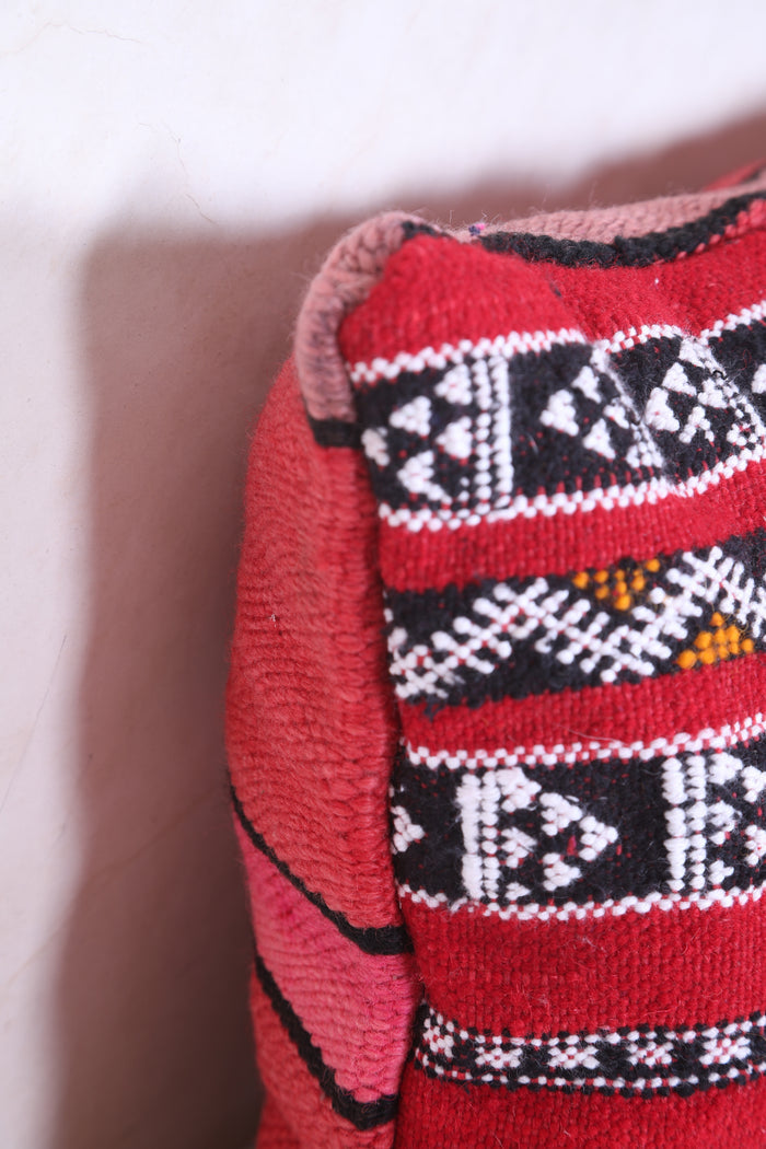Moroccan handmade kilim pillow 14.9 INCHES X 21.2 INCHES - kilim pillow
