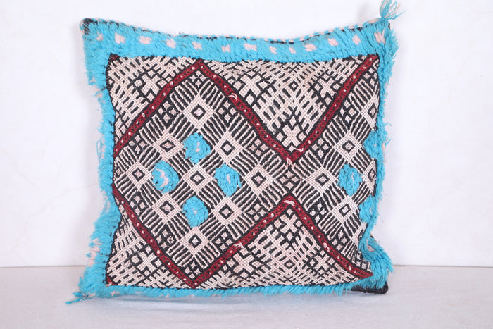 Moroccan handmade kilim pillow 16.1 INCHES X 17.3 INCHES - kilim pillow