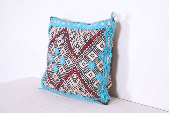 Moroccan handmade kilim pillow 16.1 INCHES X 17.3 INCHES - kilim pillow