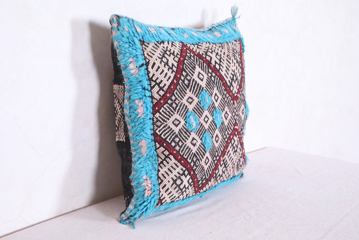 Moroccan handmade kilim pillow 16.1 INCHES X 17.3 INCHES - kilim pillow
