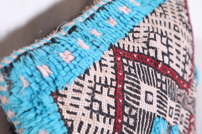 Moroccan handmade kilim pillow 16.1 INCHES X 17.3 INCHES - kilim pillow