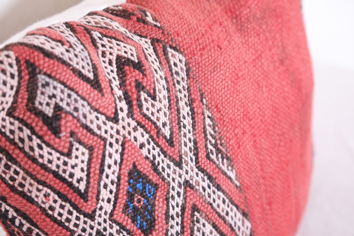 Moroccan handmade kilim pillow 16.1 INCHES X 19.2 INCHES