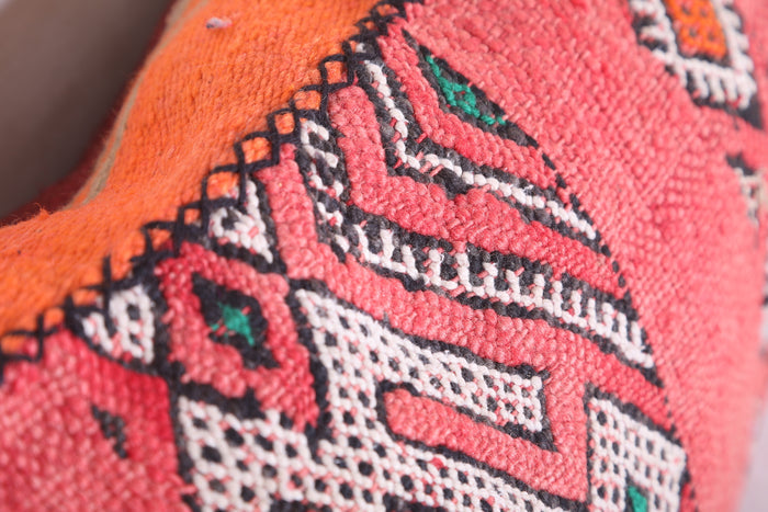Moroccan handmade kilim pillow 16.1 INCHES X 24.8 INCHES