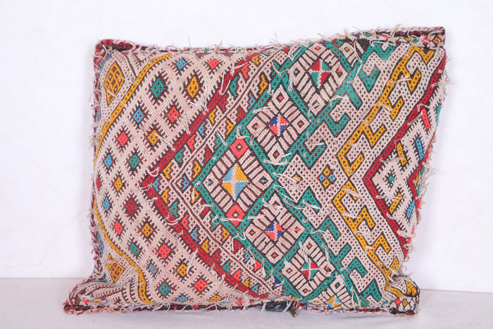 Moroccan handmade kilim pillow 18.1 INCHES X 21.2 INCHES - kilim pillow