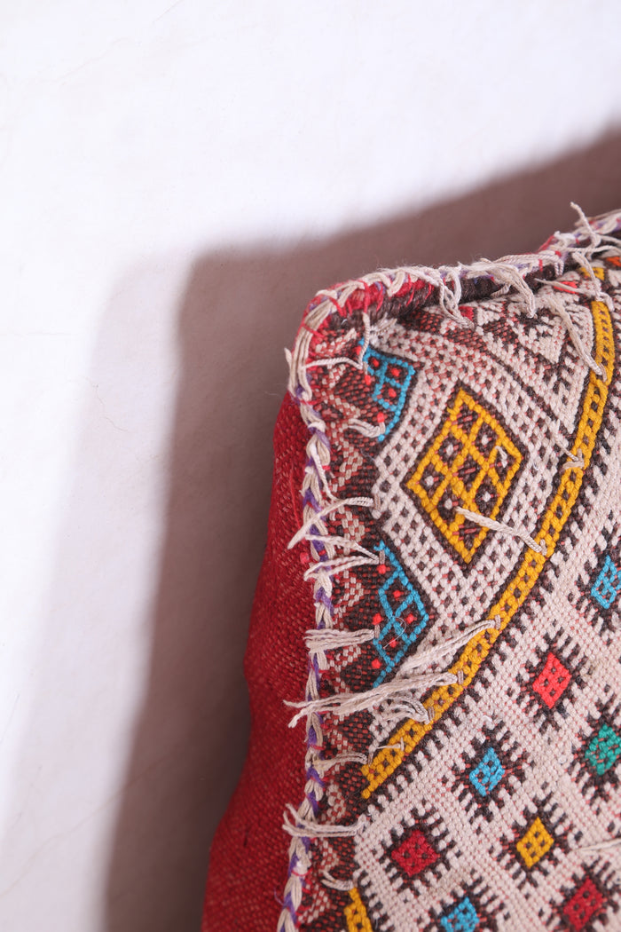 Moroccan handmade kilim pillow 18.1 INCHES X 21.2 INCHES - kilim pillow