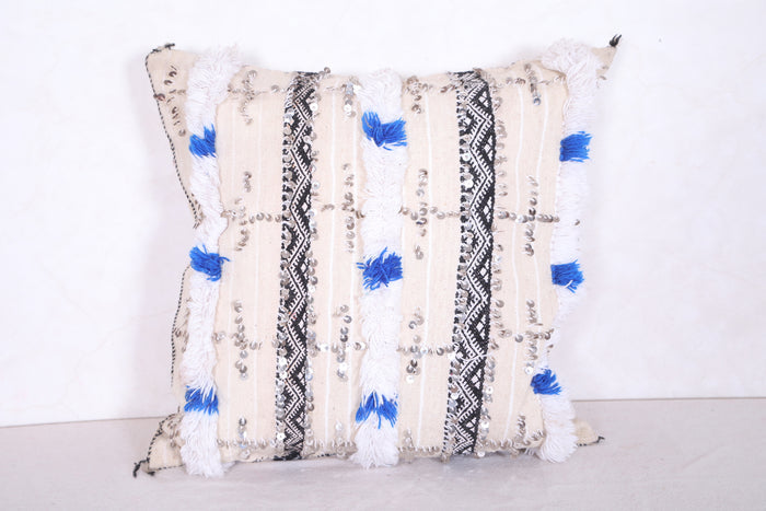 Moroccan handmade kilim pillow 20 INCHES X 20.4 INCHES - kilim pillow