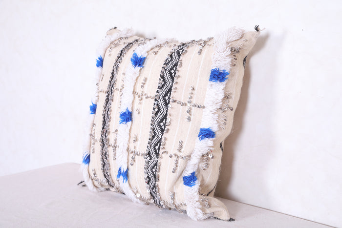 Moroccan handmade kilim pillow 20 INCHES X 20.4 INCHES - kilim pillow