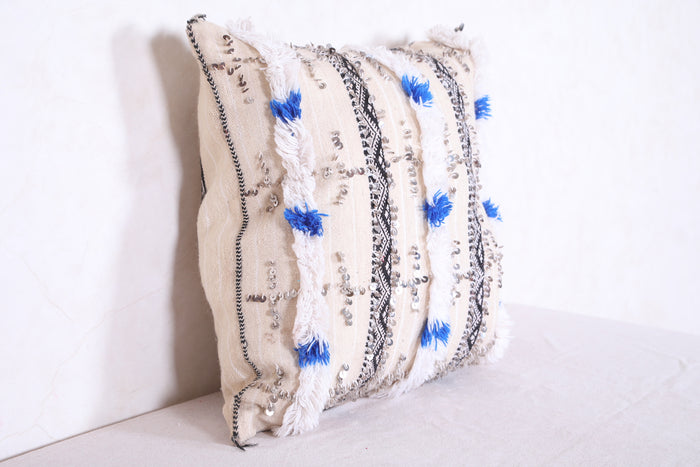 Moroccan handmade kilim pillow 20 INCHES X 20.4 INCHES - kilim pillow