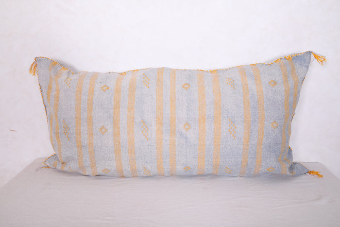 Moroccan pillow 19.6 INCHES X 37 INCHES - kilim pillow
