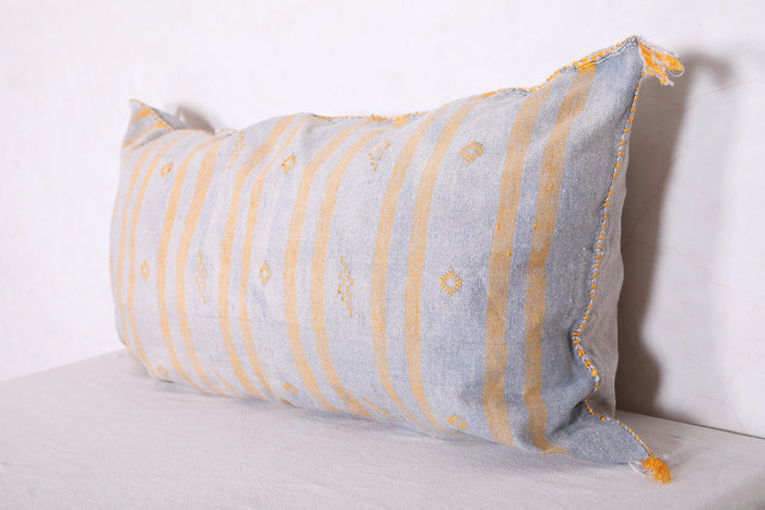 Moroccan pillow 19.6 INCHES X 37 INCHES - kilim pillow