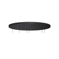 Multi-drop Plate Round - 6 Head - Black – lighting accessory | LAMP & LIGHT - Design forward Decorative lamp , Downlights, pendant lamp , striplights