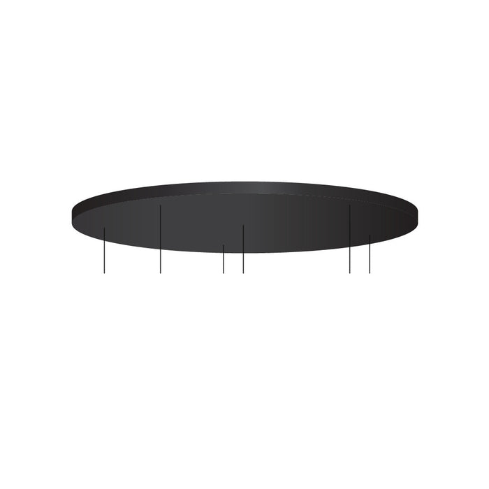 Multi-drop Plate Round - 6 Head - Black – lighting accessory | LAMP & LIGHT - Design forward Decorative lamp , Downlights, pendant lamp , striplights