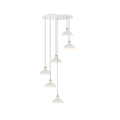 Multi-drop Round 6 Head White (Q419) – lighting accessory | LAMP & LIGHT - Design forward Decorative lamp , Downlights, pendant lamp , striplights