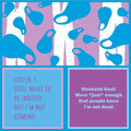 NAPKIN:  Weekend Goal | Funny Party Gift